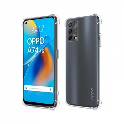Case anti-blow Oppo Reno A74-5G Gel Transparent with reinforced corners