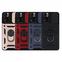 Case with ring and Camera slider Xiaomi Redmi Note 11 Pro Plus with magnet