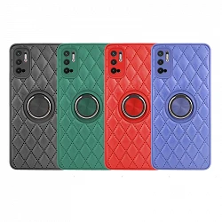 Case Chamel Xiaomi Redmi Note 10 5G magnet with holder Smoked leather 4 Color