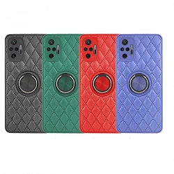 Case Chamel Xiaomi Redmi Note 10 Pro magnet with holder Smoked leather 4 Color
