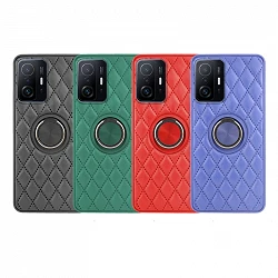 Case Chamel Xiaomi Mi 11 T/T Pro magnet with holder Smoked leather 4 Color