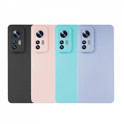 Case silicone Xiaomi Mi12 Pro with camera 4D - 4 Colors