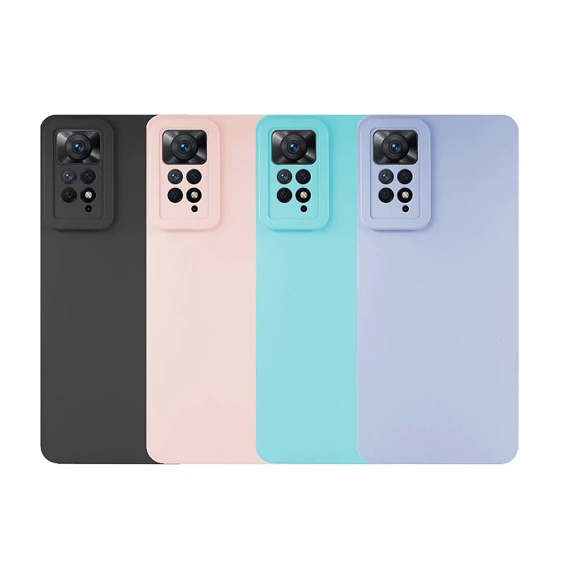 Funda Silicona Xiaomi Redmi Note 11 Pro 4G/5G con Cámara 4D - 4 Color