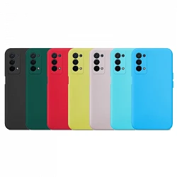 Case silicone smooth Oppo A54 5g / A74 5g with camera 3D - 7 Colors