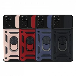 Case with ring and Camera slider Xiaomi Redmi Note 11 4G with magnet
