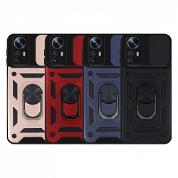 Case with ring and Camera slider Xiaomi Mi 12/12X with magnet