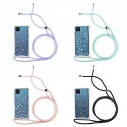 Case Gel Transparent with Lanyard Xiaomi Redmi Note 11 4G 4-Colors