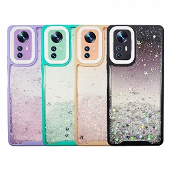 Case Gel Anti-Shockof glitter for Xiaomi MI 12 Pro 4 -Colors