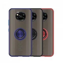 Case Gel Xiaomi Pocophone X4 Pro 5G magnet with holder Smoked