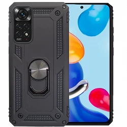 Case Aluminum anti-blow Xiaomi Redmi Note 11 Pro Pluswith Magnet and Ring Support 360º
