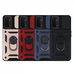 Case with ring and Camera slider Oppo A54-5G/A74-5G with magnet