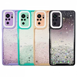 Case Gel Anti-Shockof glitter for Xiaomi Redmi Note 10 4 -Colors