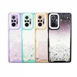 Case Gel Anti-Shockof glitter for Xiaomi Redmi Note 10 Pro 4 -Colors