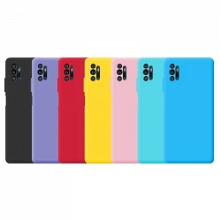 Case silicone smooth ZTE A71 with Camera 3D - 7 Colors