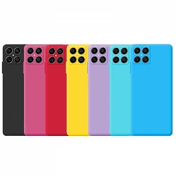 Case silicone smooth Honor X8 with camera 3D - 7 Colors
