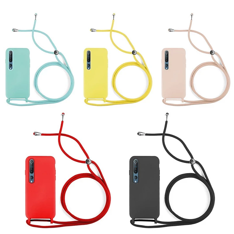 AIR* Funda suave con Cordón Xiaomi Redmi Note 13 4G 5-Colores