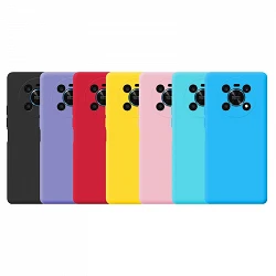 Case silicone smooth Honor Magic 4 Lite - X9 Lite with camera 3D - 7 Colors