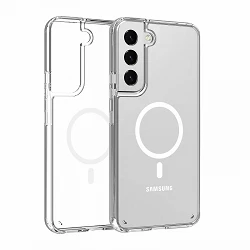 Coque transparente premium avec magnétique pour Samsung Galaxy S22