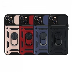 Case with ring and Camera slider iPhone 14 6.1" with magnet