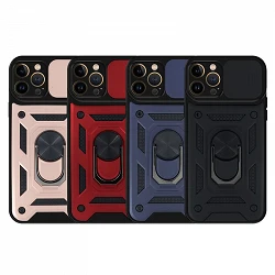 Case with ring and Camera slider iPhone 14 Plus with magnet