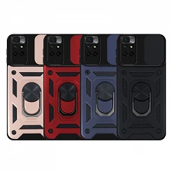 Case with ring and Camera slider Xiaomi Redmi 10C with magnet