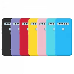 Case silicone smooth TCL 10L with Camera 3D - 7 Colors