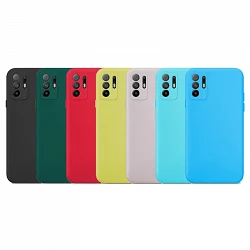 Case silicone smooth Oppo A77 with camera 3D - 7 Colors