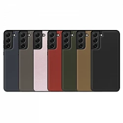 Piel Magsafe Antigolpe Case pour Samsung Galaxy S22 7-Colors