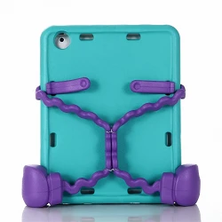 Case anti-blow for Ipad Air 1/Air 2 silicone Reforzada for niños, available in 6 Colors.