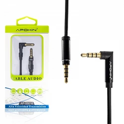 Câble audio APOKIN 3,5 mm Forme L