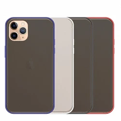 Case Gel Iphone 11 PRO 5.8 Smoked with colored edger