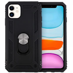 Case Aluminum anti-blow IPhone 11with Magnet and Ring Support 360º