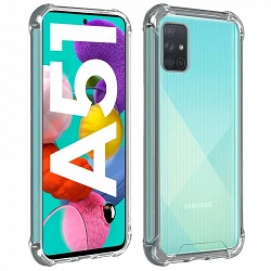 Case anti-blow Samsung Galaxy A51 Gel Transparent with reinforced corners