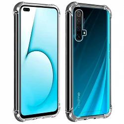 Case anti-blow Realme X50 Gel Transparent with reinforced corners