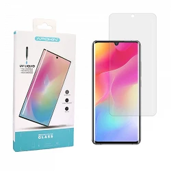 Cristal templado UV Xiaomi Mi Note 10 Lite Protector de Pantalla Curvo. Sin Lampara-Con Lampara