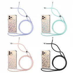 Case Gel Transparent with Lanyard iPhone 11Pro 4-Colors