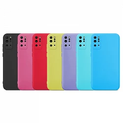 Case silicone smooth Samsung S20 Plus with Camera 3D - 7 Colors