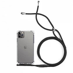Coque Gel Antichoc Transparente avec Cordon - iPhone 11Pro Max