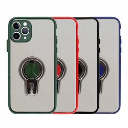 Case Gel iPhone 11 Pro Max with Anillo Magnetico and holder for car