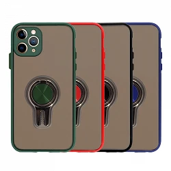 Case Gel iPhone 11 Pro with Anillo Magnetico and holder for car