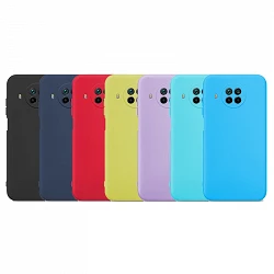 Case silicone smooth Xiaomi Mi 10T Lite with camera 3D - 6 Colors