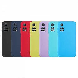 Case silicone smooth Xiaomi Mi 10T/10T Pro with camera 3D - 6 Colors