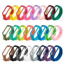 Bracelet en silicone Xiaomi Mi Band 3/4 - 12 couleurs