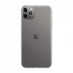 Coque en Silicone iPhone 11 Pro Max Transparente 2.0MM Extra Épais