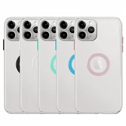Case iPhone 11 Pro Transparent with ring - 5 Colors