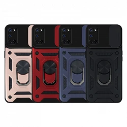 Case with ring and Camera slider Oppo A52/A72 with magnet