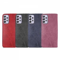 Case with card holder Samsung Galaxy A52-5G/A52-S leatherette - 4 Colors