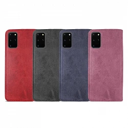 Case with card holder Samsung Galaxy S20 Plus leatherette - 4 Colors