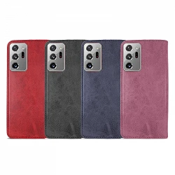 Case with card holder Samsung Galaxy Note 20 Ultra leatherette - 4 Colors
