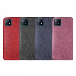 Case with card holder Oppo A73 leatherette - 4 Colors